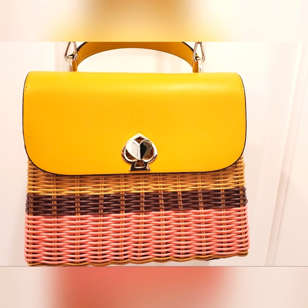 Kate Spade Romy Wicker Purse